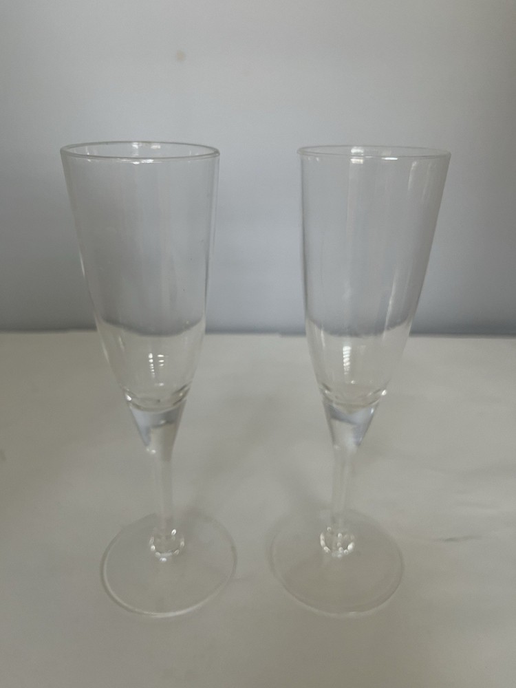 Clear Plastic Champagne Flute - 4 fl. oz.