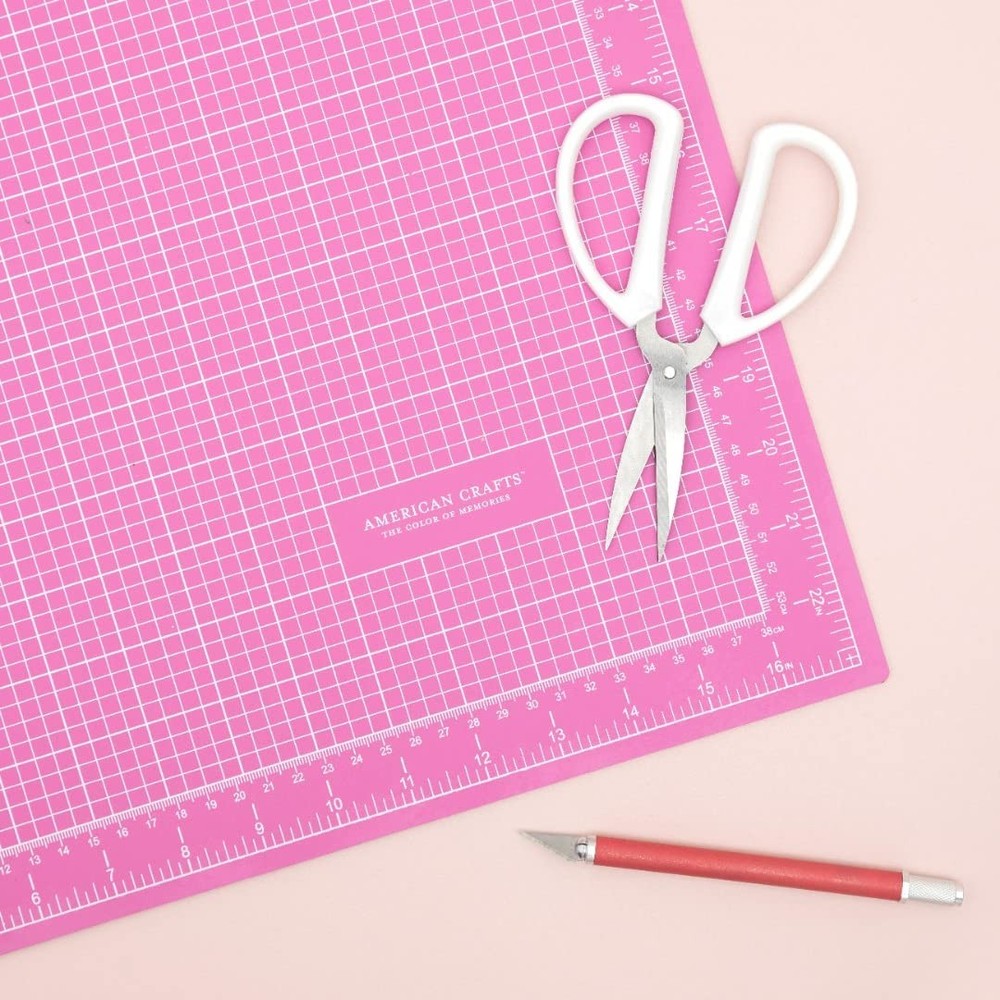 Pink Double-Sided -Healing Cutting Mat-18"X24"