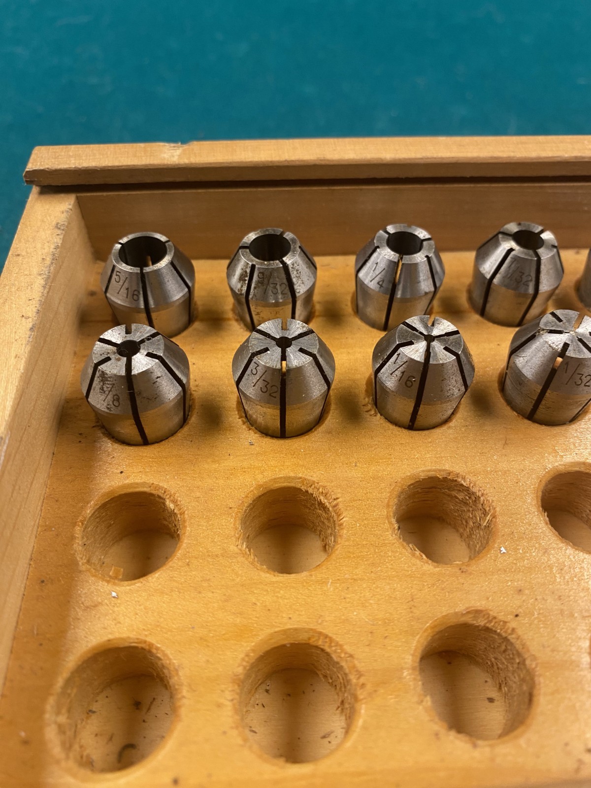 Unimat Collet chuck #1020 and 10 Collets