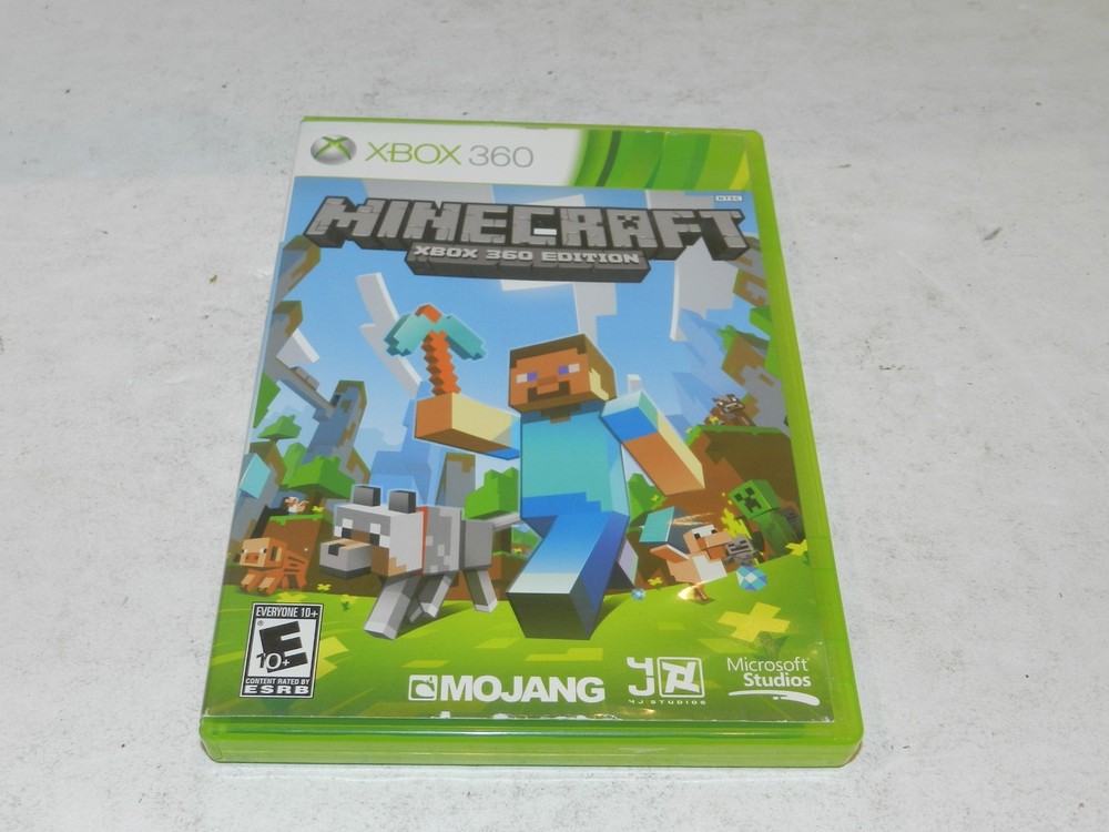 CASE ONLY MINECRAFT for Microsoft Xbox 360 NO DISC