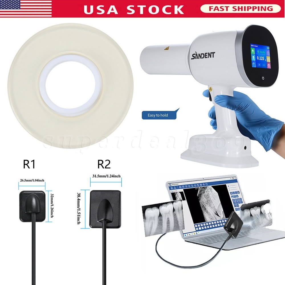Portable Dental X Mobile Unit Ray Digital Machine/with Shield/Sensor Size 1/2