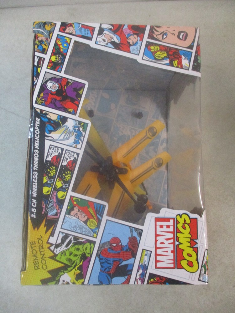 SEALED MIB MARVEL COMICS REMOTE CONTROL THANOS HELICOPTER