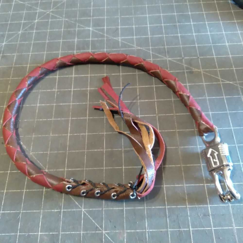 biker whip getback  BROWN AND MAROON BY STITCH
