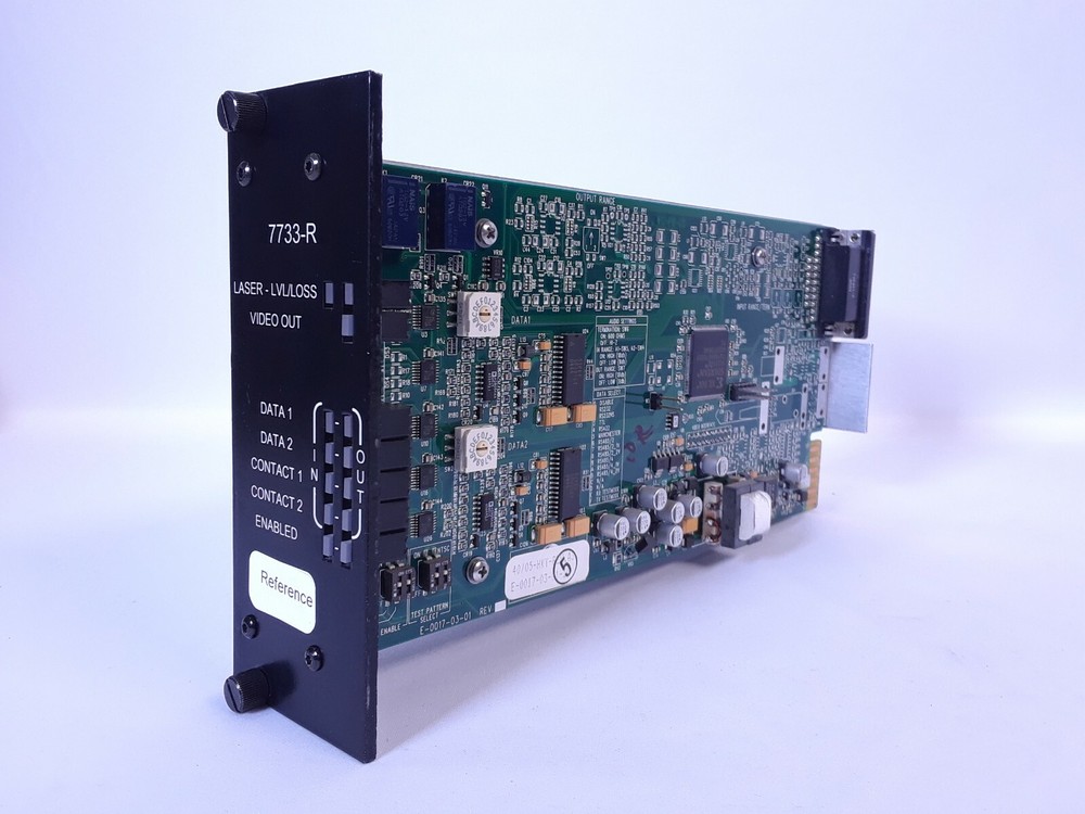 GE SECURITY S7733DVR-RST1 SM – Video & 2-Way 2-CH MPD Data, Rx, Rack