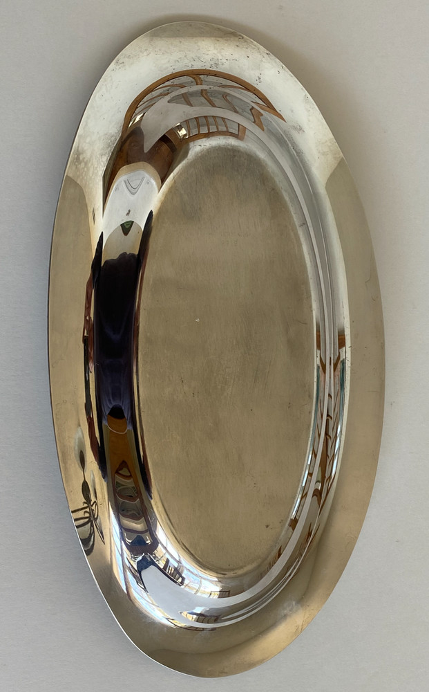 Vintage Roger's & Bro. Oblong Shaped Silver Plated Bread Tray - Free Shipping