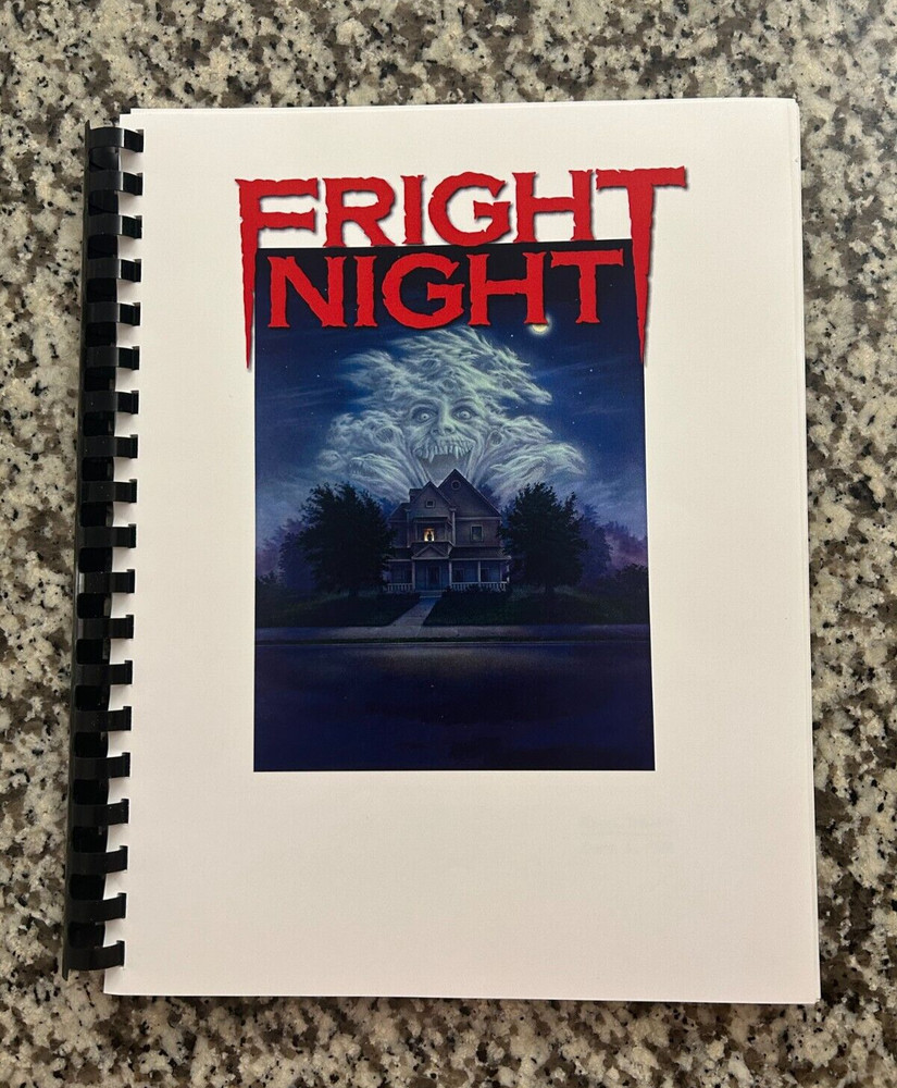 Fright Night Horror Movie Script Reprint Full Screenplay Script