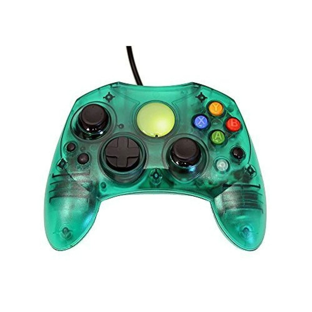 Replacement Controller For Xbox Original Green Transparent Xbox Original