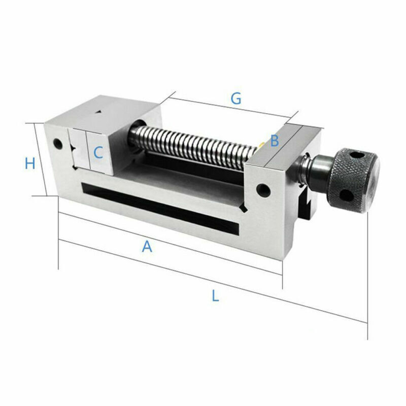 QGG High Precision Manual Flat Vice Tool Maker Vise for Grinding Milling Machine