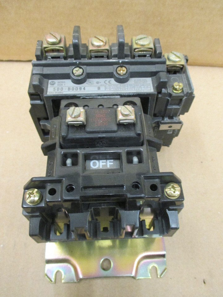 Allen Bradley 500-BOD94 Size 1 Starter Contactor
