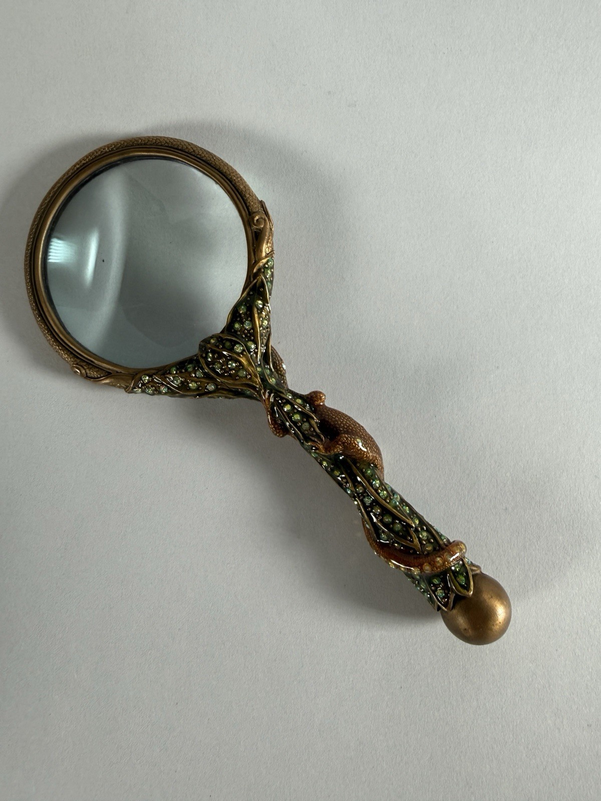 Jay Strongwater Lizard Magnifying Glass