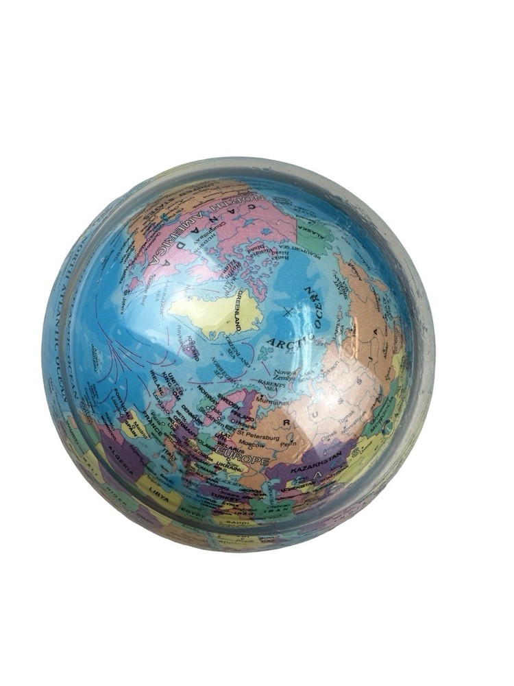 MOVA Solar Rotating EARTH Globe 4.5" No Stand (AS-IS Doesnt Spin)
