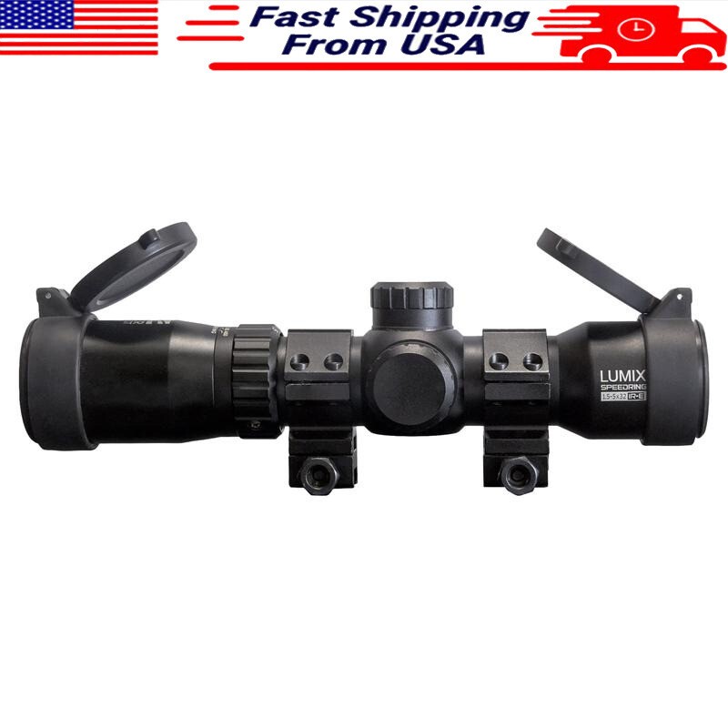 Crossbow Scope 1.5-5x32 IR-E Illuminated Adjustable Durable Waterproof Fogproof
