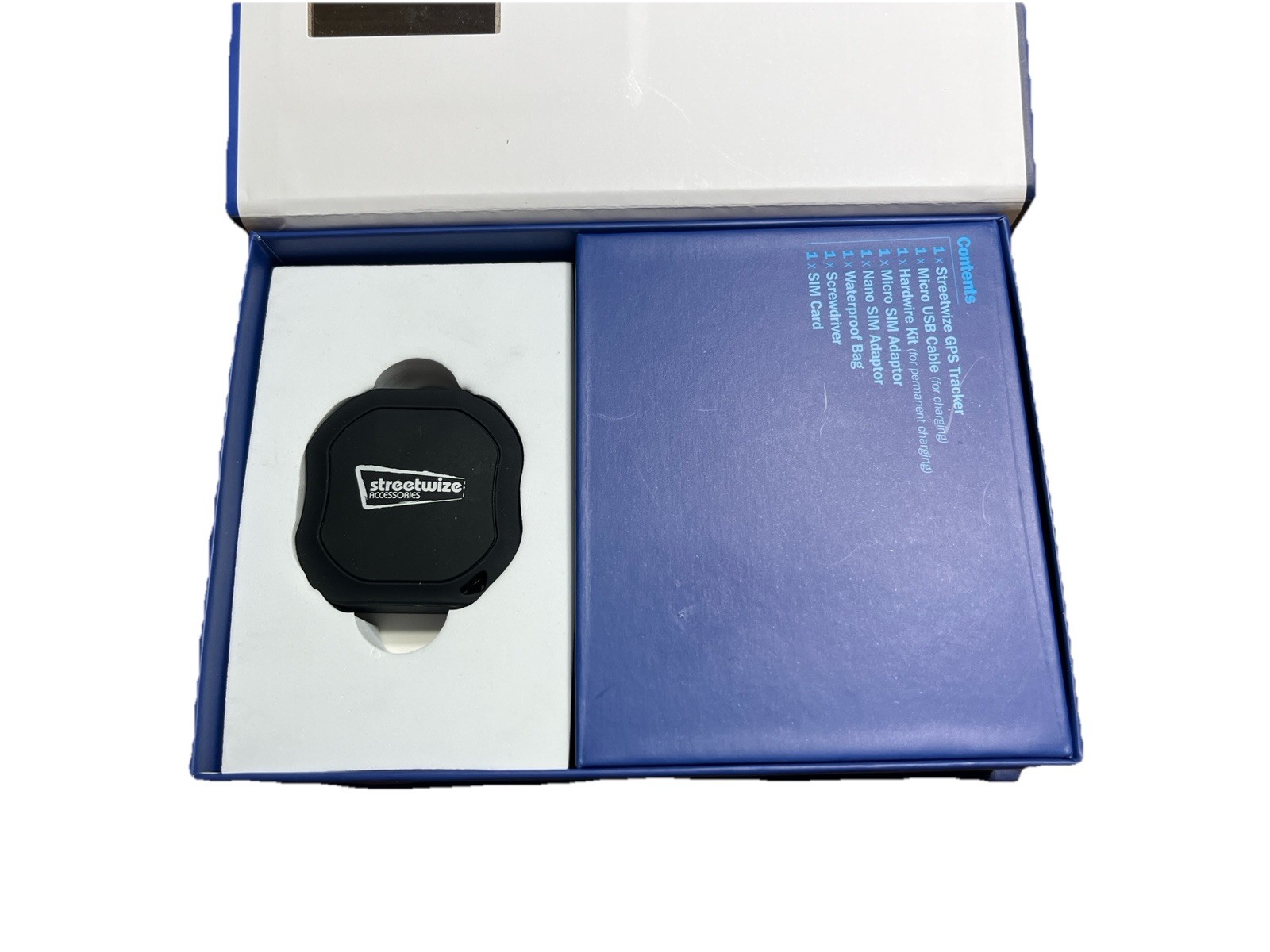 Streetwise GPS Tracker for Vehicles, Children, Pets USB or Hardwire Charging