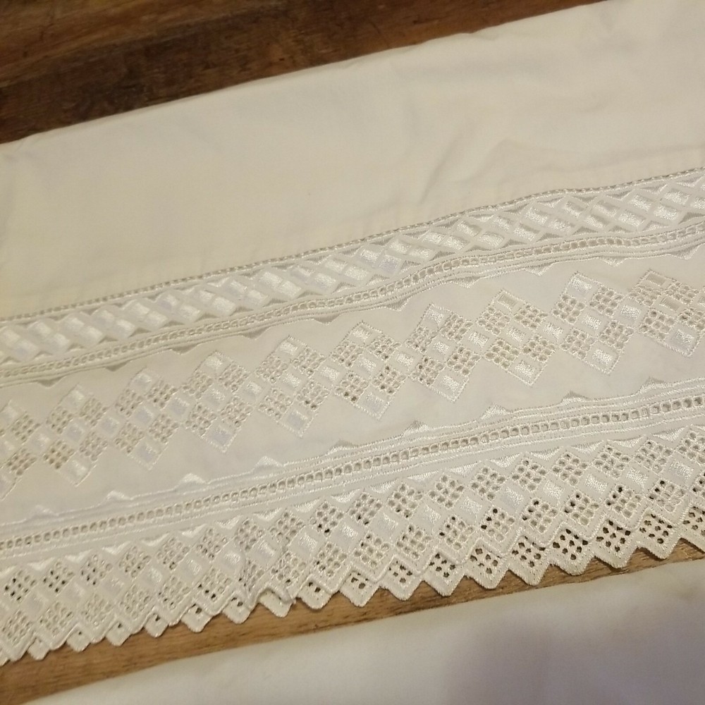 2 White Pillowcases ( Do Not Match)