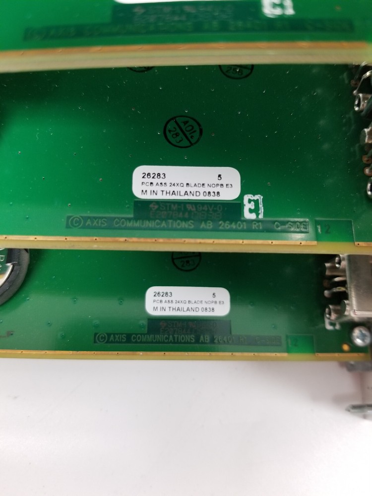 Lot of 4 Axis 241Q Blade Video Server Module for Axis Server Rack