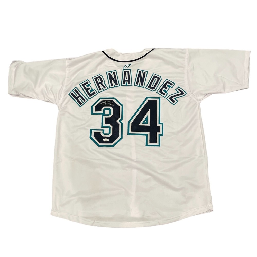 Felix Hernandez Signed Auto Seattle Mariners Custom Jersey JSA COA