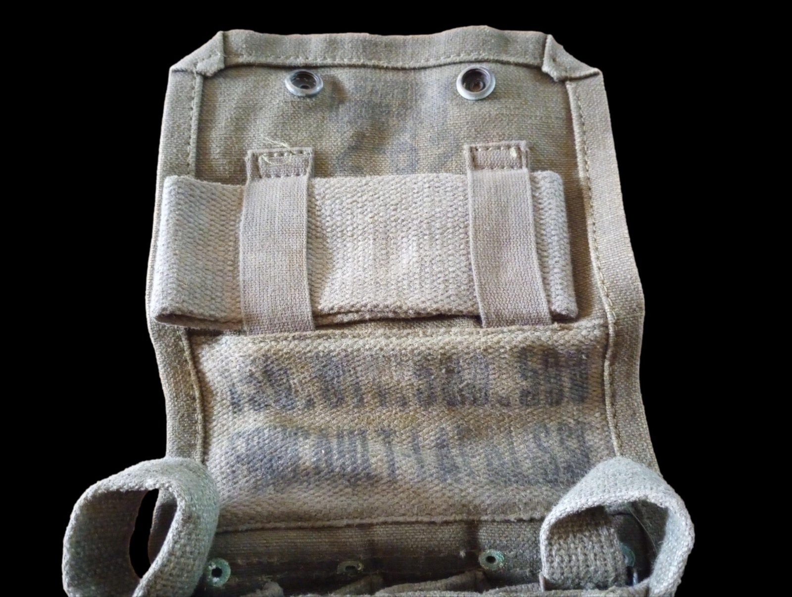 French military mat rifle magazine pouch 5 cell ammo shoulder bag genuine