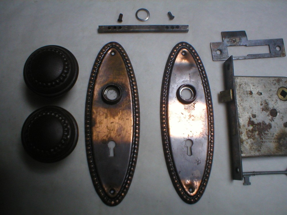Antique Victorian Era Door Hardware