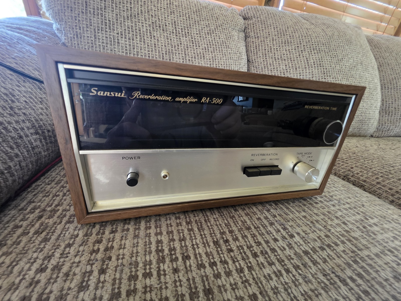 Sansui RA-500 Reverberation Amplifier In Original Box Running Excellent Wow!