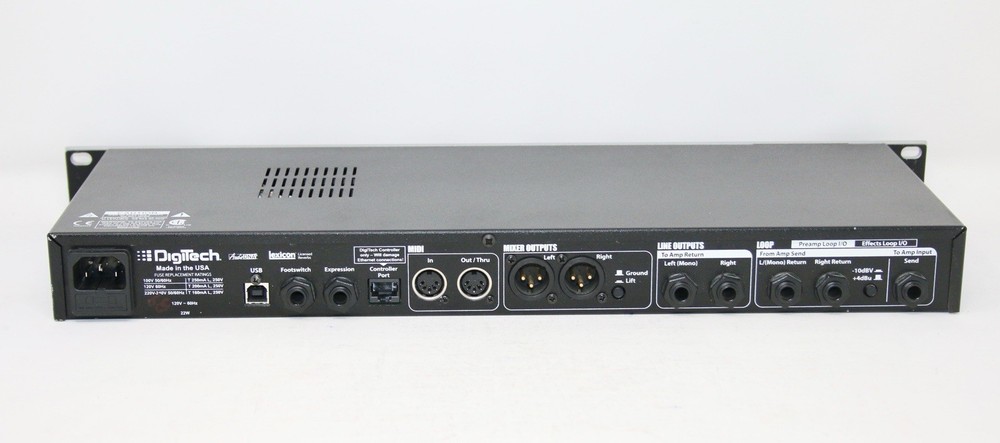 Digitech GSP1101 Multi-Effects Guitar Preamp/Processor w/Power Cable Only READ!