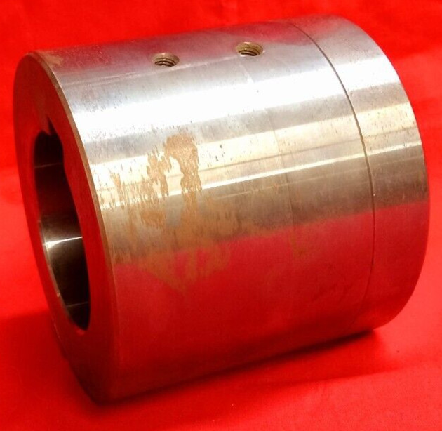 UNBRANDED STEEL LATHE ATTACHMENT COUPLING 2-1/2" ID 3"