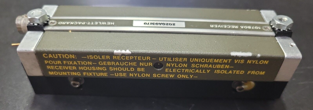 Hp Hewlett Packard 10780A Optical Receiver