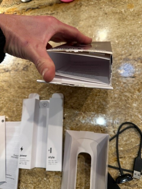 Fitbit Charge 5 Activity Tracker Black BAND CHARGER EMPTY BOX