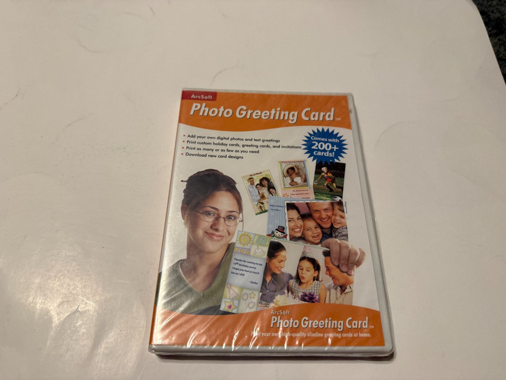 Arcsoft photo Greeting Card Creator for Windows Mac Software CD NEW 200 plus