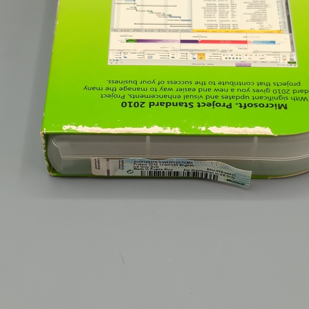 Microsoft Project Standard 2010 Full Version w/ Key in Original Retail Box