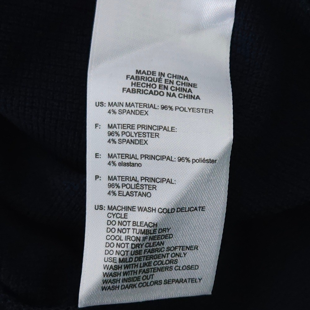 Adidas Golf Men's 2XLT Half Zip Pullover Navy Blue 3-Stripe Raglan Performance
