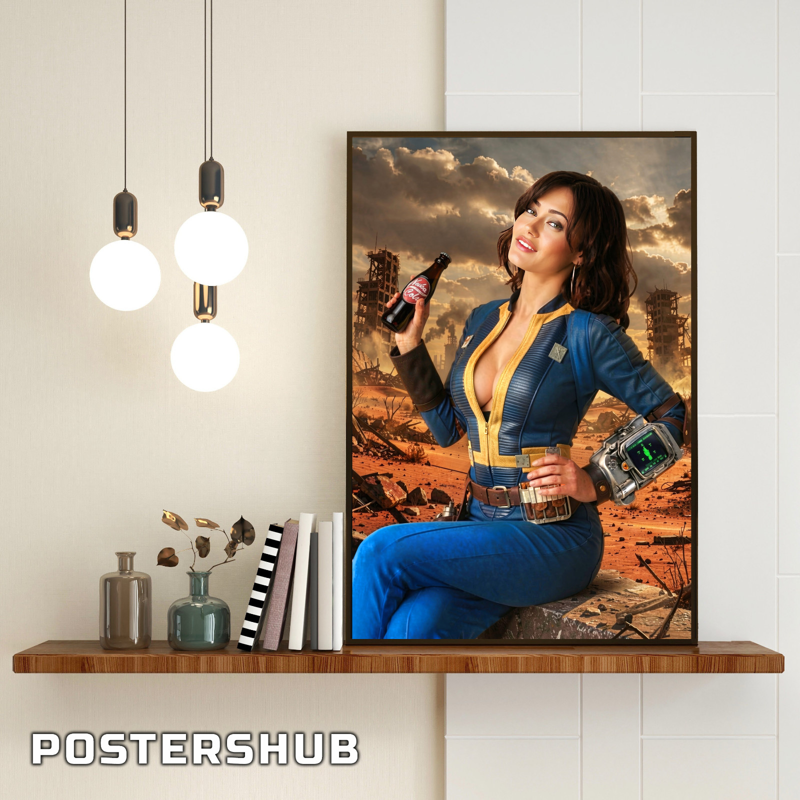 Fallout 4 Lucy MacLean Poster Gaming Fan Gift