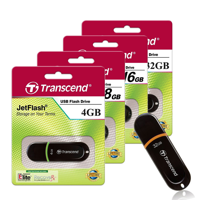Transcend JetFlash 300 USB 2.0 Drive 2GB-512GB U Disk Flash Storage Memory Stick