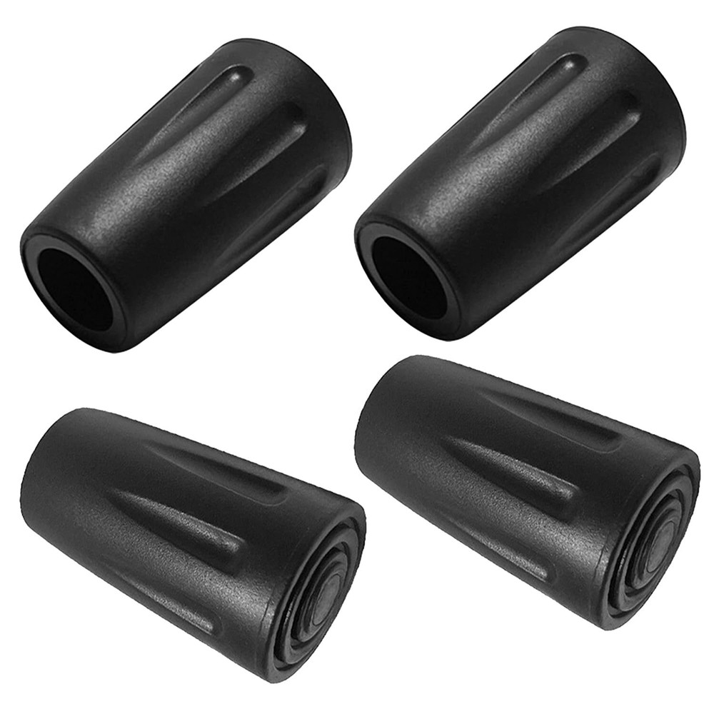 Trekking Pole Tip Accessories Set Extra Thick Rubber Tips Replacement Hiking