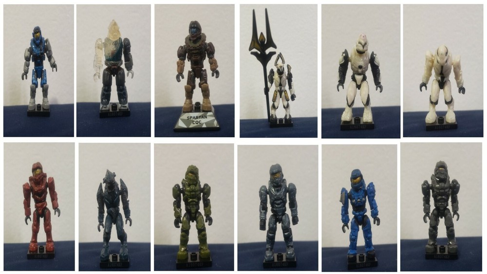 Halo Mega Blok Figures (Covenant, Unsc, etc.)