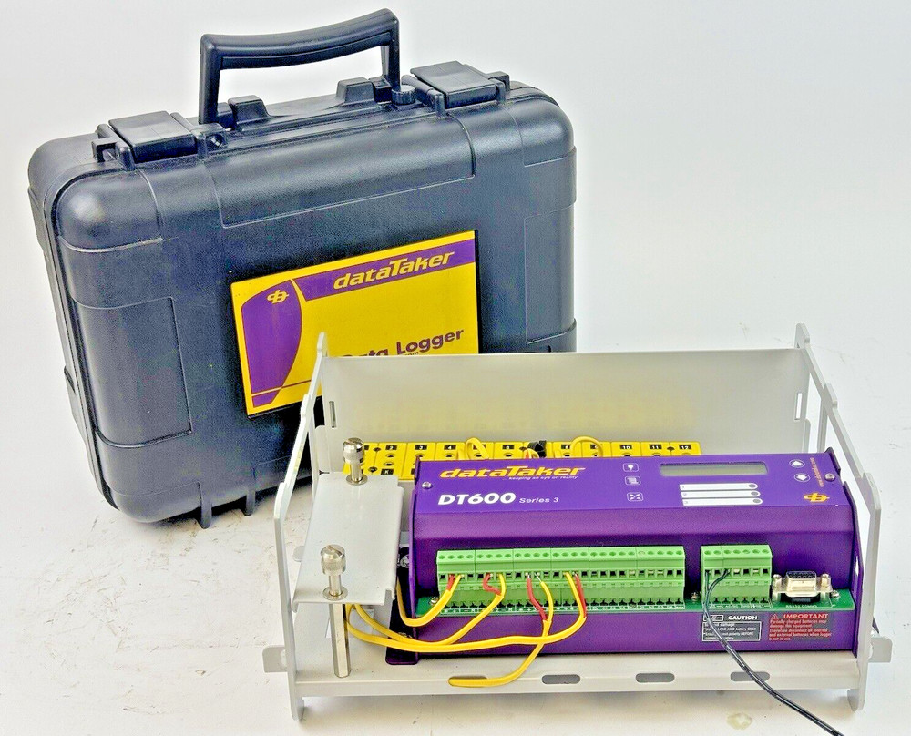 DATA TAKER - DT600 SER. 3 - TEMPERATURE SURVEY SYSTEM - DATA LOGGER