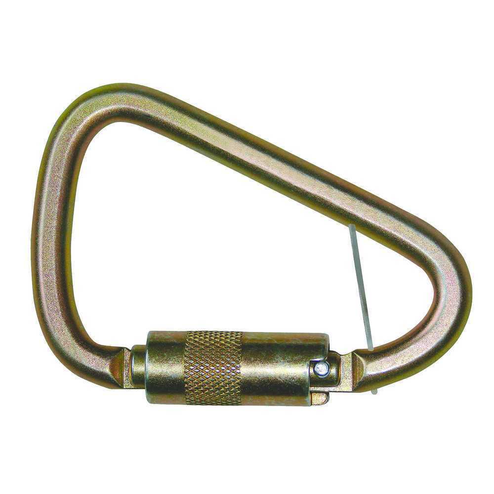NEW! FALLTECH Carabiner, Offset-D Carabiner Shape, Bronze, 8450