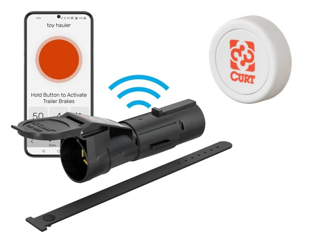Curt Echo Mobile Trailer Brake Controller w/ Bluetooth & Manual Override Button