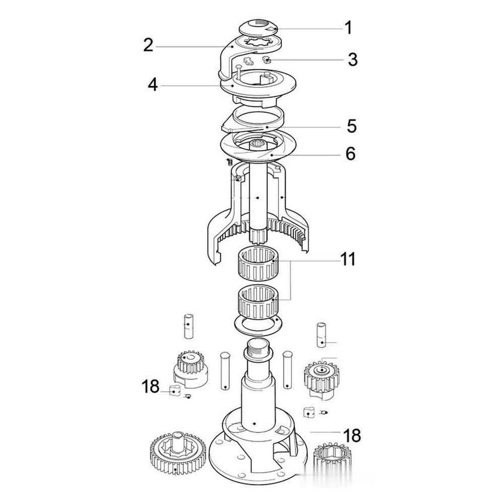 Feeder arm 48ST - 1 PC - 68.954.07 - 6895407
