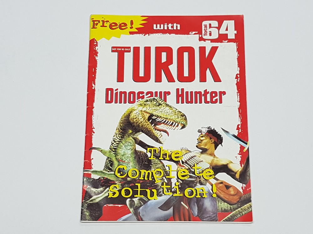 Turok Dinosaur Hunter Complete Solution Total 64 Supplement Strategy Pamphlet **