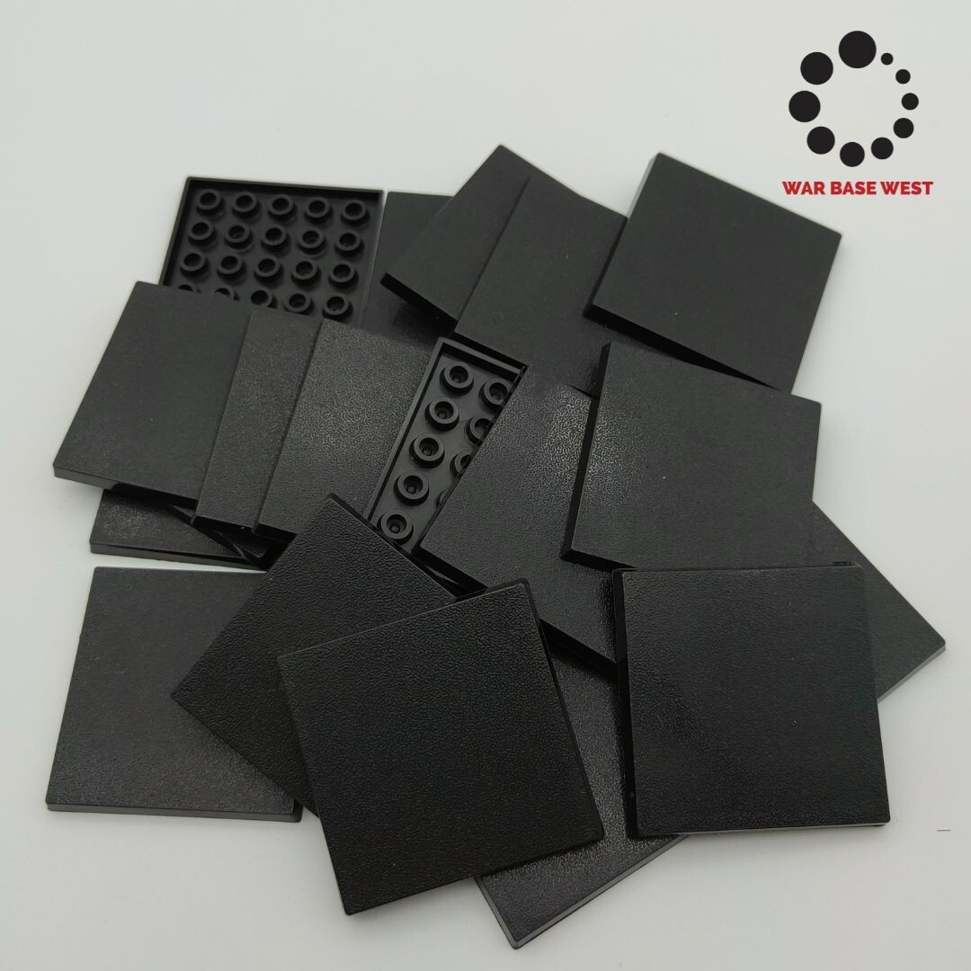 Lot Of 20 50mm Square Bases Used For Warhammer Fantasy Monstrous Giant Dragon