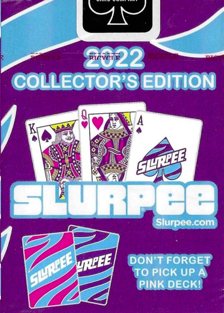 Bicycle 7 -Eleven Slurpee Playing Cards 2 Deck Set – Fourth Edition - SEALED