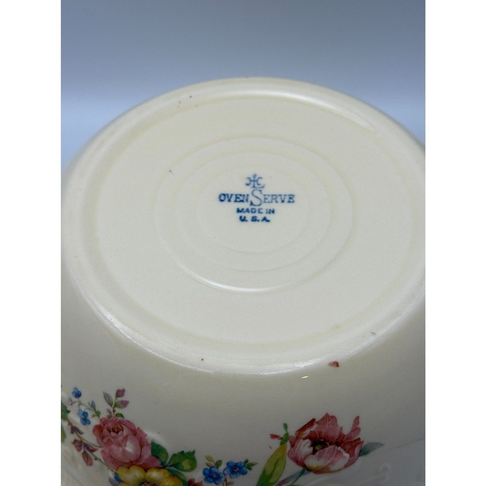Homer Laughlin Oven Serve Embossed 9" Lidded Casserole
