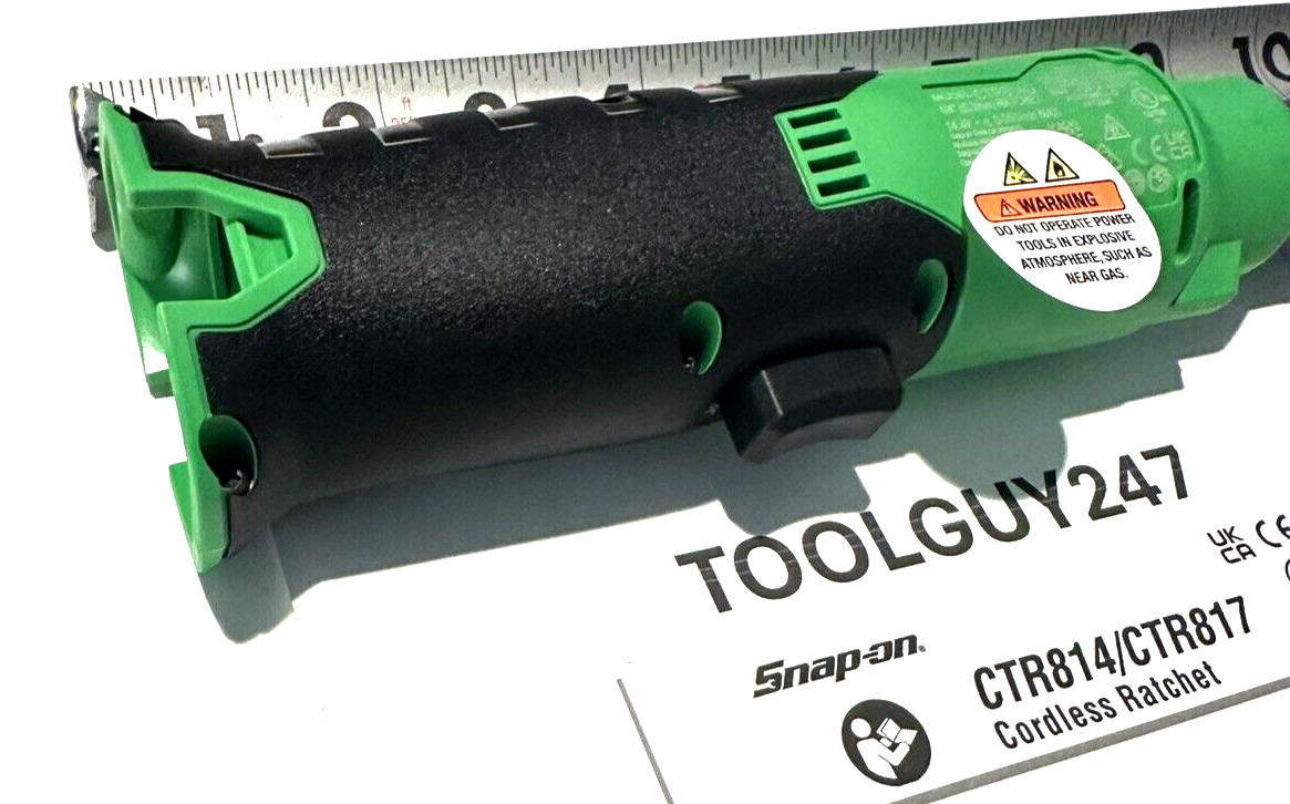 SNAP ON TOOLS Lithium Ion CTR814 GDB 14.4V 1/4" drive Cordless Brushless Ratchet