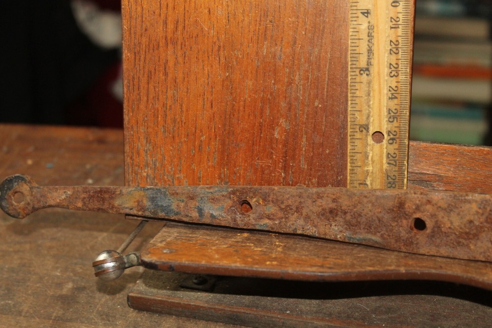 Antique Blacksmith Made Strap Hinge 16-1/2" AS IS for 1/2" Post