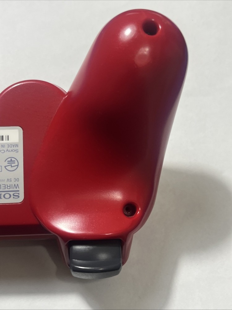 Sony PS3 DualShock 3 Wireless Controller Red OEM Original Tested