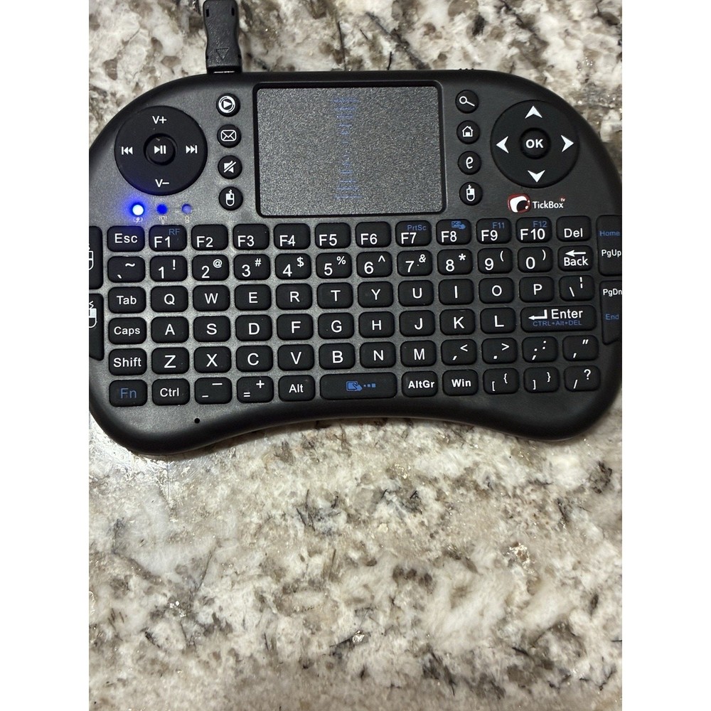 Mini Portable Wireless Keyboard Backlit Mouse Combo Xbox 360 PS3 PCs Smart TVs