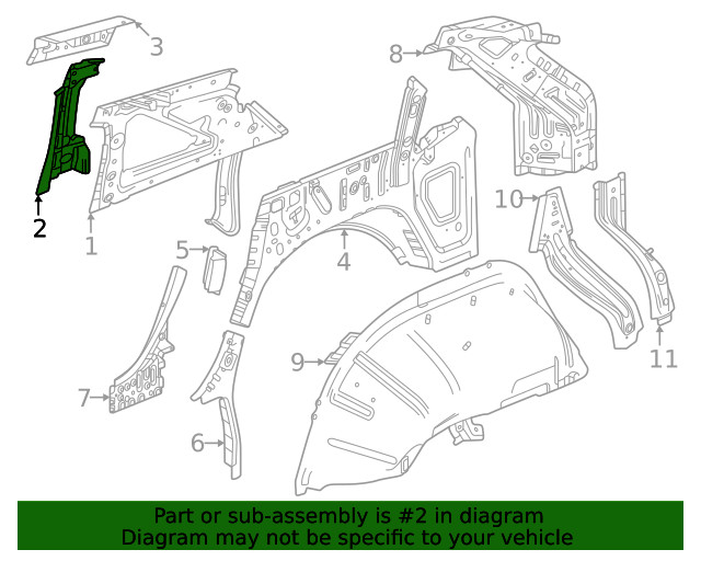 Genuine GM Support Brace 86515216