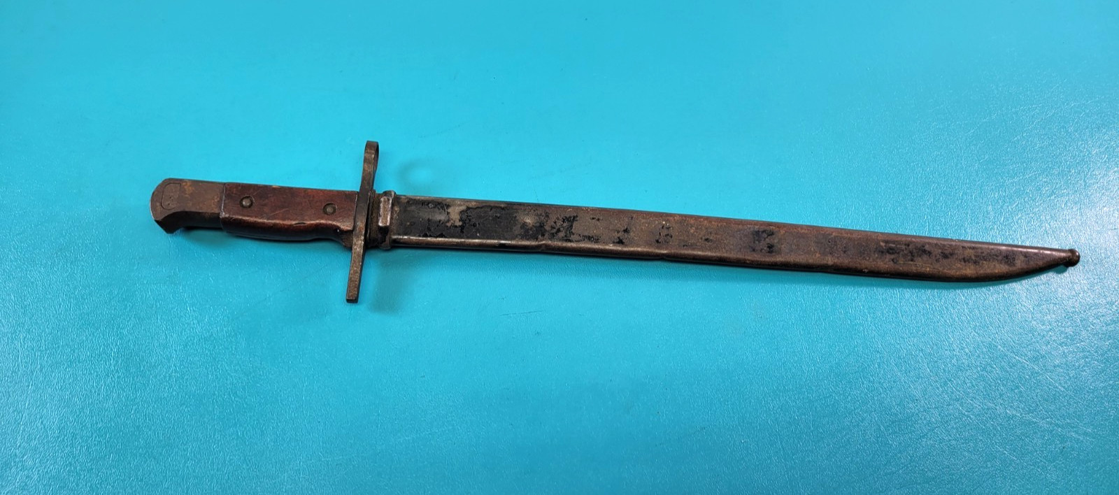 WWII Japanese Type 30 Rifle Bayonet Matsushita Kinzoku Arsenal + Scabbard TR1222