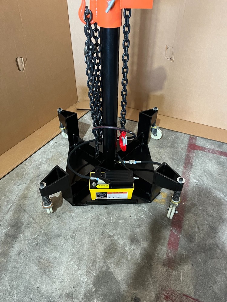 10 TON AUTO BODY PULLING TOWER Frame Machine INCLUDE PUMP CYLINDER CHAINS BEST1