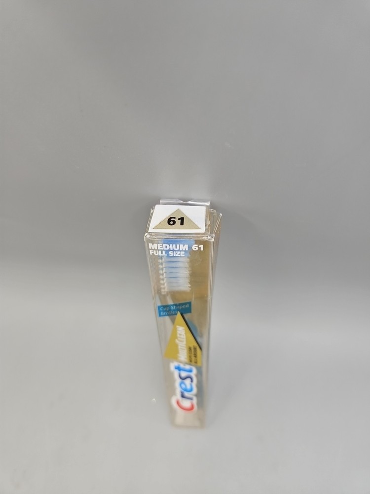 Vintage CREST Multi Clean Toothbrush medium 61 full Size Blue